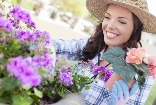 Professional garden care with safety-focused working practices